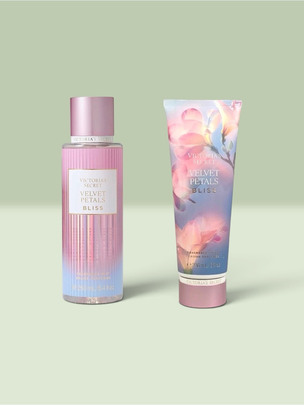 Victoria's Secret VELVET PETALS BLISS Fragrance Mist and Lotion